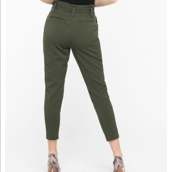 Ankle-length Paper Bag Pants - Picture 6 of 6